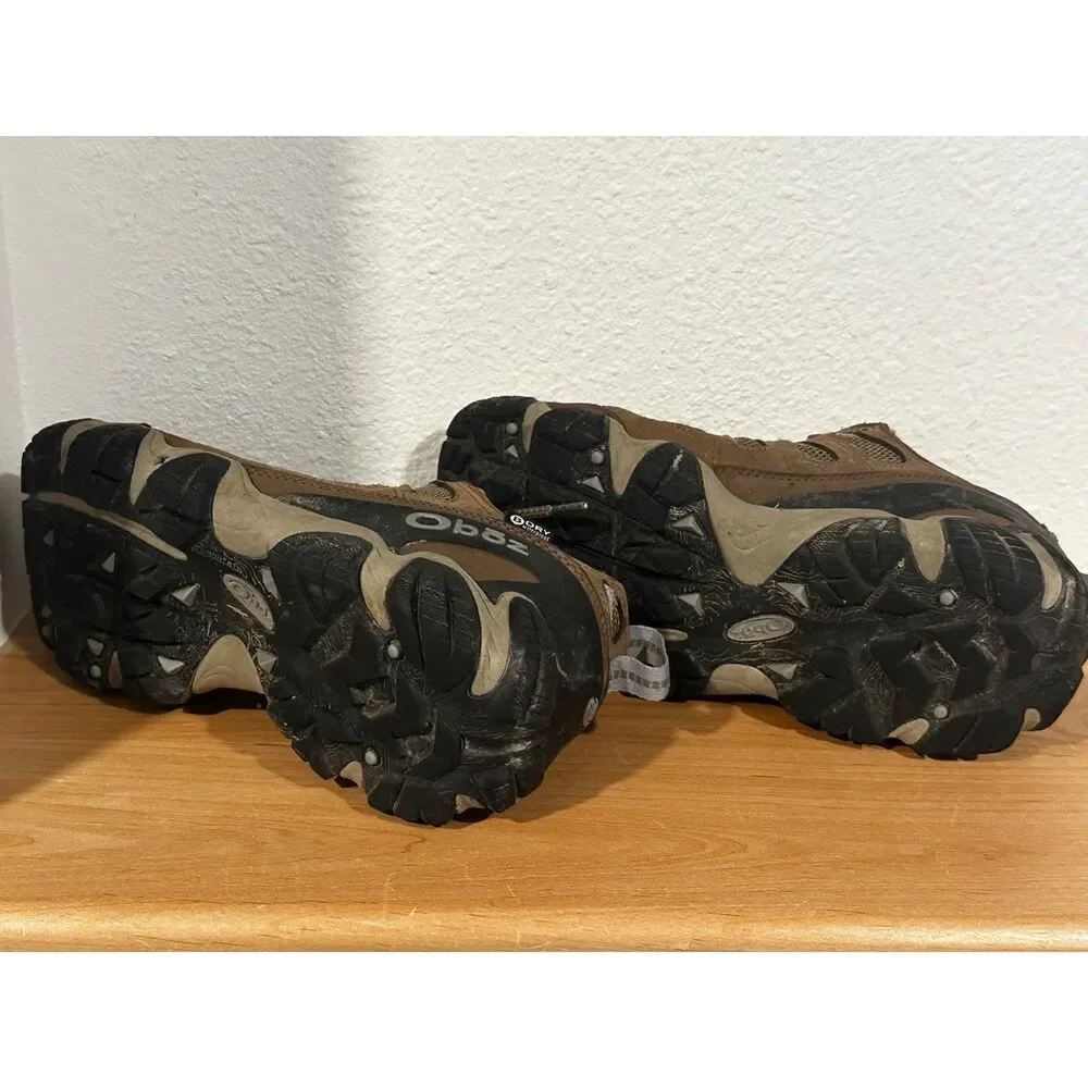 Oboz Women's Sawtooth II Low Waterproof Hiking Shoes - Walnut US 10 EUC